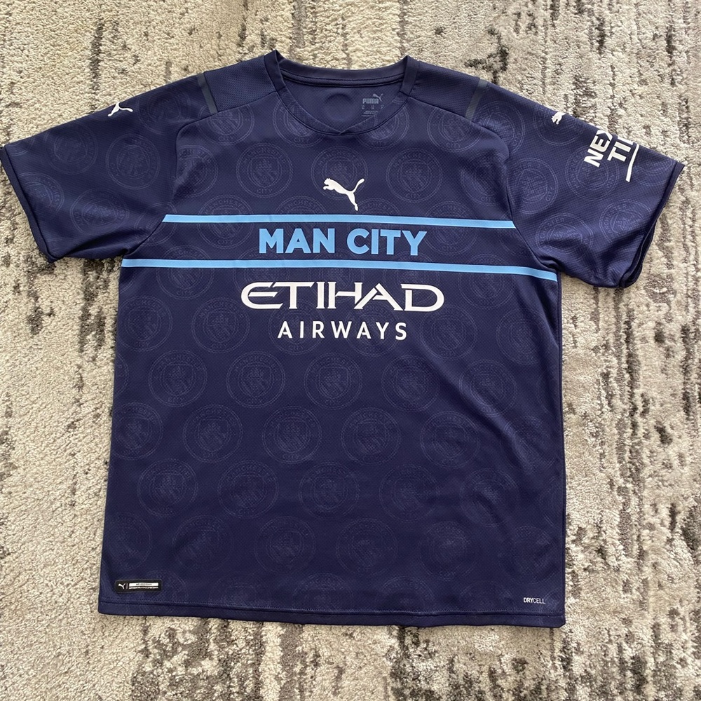 Puma Manchester City Third 2021/2022 Soccer Football Jersey Men’s Size XL